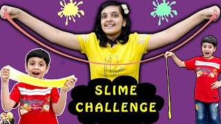 SLIME CHALLENGE | Funny Indoor Activity for kids | Aayu and Pihu Show