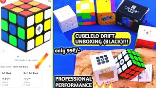 Unboxing Cubelelo Drift warrior (black) 3 by 3 Speed cube | Honest review in Hindi | Fit cuber