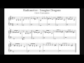 Chorus of Radioactive by Imagine Dragons (No Audio) - Easy Piano Sheet Music