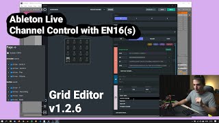 Ableton Live Channel Control with EN16(s) - Grid Editor v1.2.6