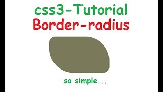 CSS3 Border Radius - CSS3 Tutorial [ border radius css ]