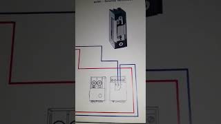 Raccordement transformateur 230V 12V AC et Gâche SEWOSY à émission 8-12V AC DC SE000264 2 Roureg