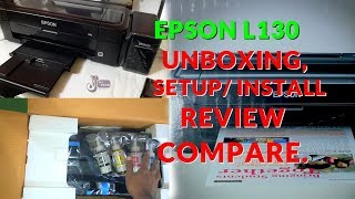 Cheap \u0026 Best Printer Epson L130 InkTank Unboxing and Review (Hindi)