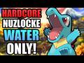 Pokémon HeartGold Hardcore Nuzlocke - Water Types Only! (No items, no overleveling)