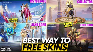 HOW TO MAXIMISE TOKENS TO GET FREE SKINS IN ASPIRANTS EVENT | FREE COLLECTOR SKIN AND MORE