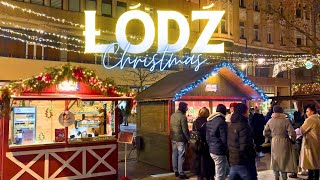 Exploring Piotrkowska Street ✨| Christmas Market in Łódź, Poland🎄🎁