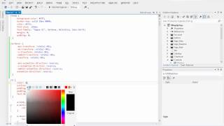 VS2012 CSS Editor New Features