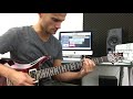 Playing fusion on “EXTRACTION” (Greg Howe over) by Andrea Accorsi