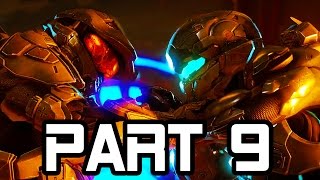 Halo 5 Gameplay Walkthrough Part 9 - MASTER CHIEF VS LOCKE - Mission 6!! (Halo 5 Guardians Gameplay)