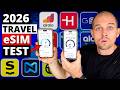 BEST Travel eSIMs Compared 2026 (25 Countries, 45 Months)