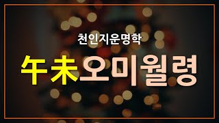 [천인지운명학]  午未오미월령