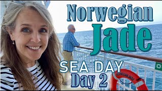 Norwegian Jade Day 2 | What To Do On A Sea Day | Complimentary Charm Every Day | Cabin 10647 Review