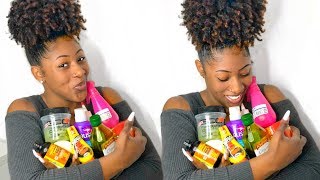 FAV CURLY HAIR PRODUCTS for My Type 4 Natural Hair // ALL UNDER $10