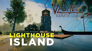 Valheim - Hearth \u0026 Home: Lighthouse Island Build