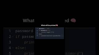 Can you beat this python logic??🧠#coding