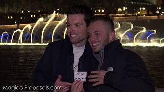 These 2 guys had the BEST wedding proposal in Las Vegas!