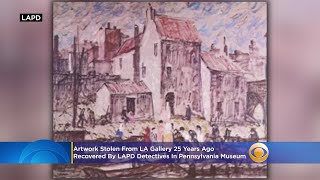 Artwork Stolen From LA Gallery 25 Years Ago Recovered By LAPD Detectives In Pennsylvania Museum