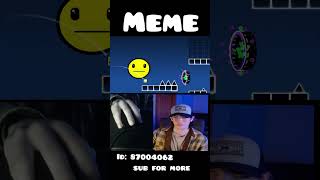 Geometry Dash Meme Level Layout Experience #shorts