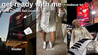 GRWM + makeup tut for a Montell Fish concert🪩🎵 | Keyoríe Eliaña