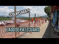 Fuertes lluvias colapsan lago de patzcuaro michoacan