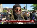 demonstrators crowd detroit for third day of protests