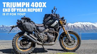 Triumph 400X - End of year review - Should you buy one?