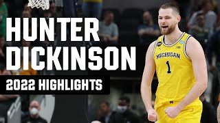 Hunter Dickinson 2022 NCAA tournament highlights