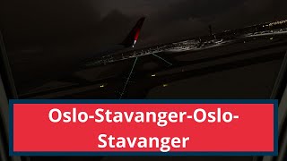 MSFS2020 flying from Oslo to Stavanger to Oslo to Stavanger Norwegian PMDG 737-800