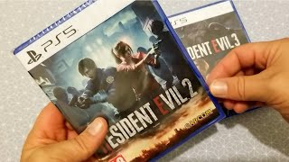 UNBOXING RESIDENT EVIL 2 \u0026 RESIDENT EVIL 3 PS5