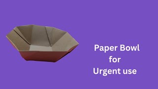 Paper Bowl Craft Ideas | Origami Bowl Easy | Origami Bowl instructions #bowl #papercraft #origami