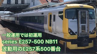 波動用のE257系500番台NB11編成