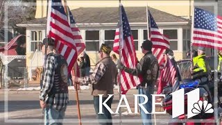 Procession held for two fallen Burnsville officers