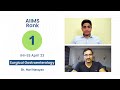 INI-SS Apr ’23 MCh GI Surgery AML 1, Dr. Hari Narayan in conversation with Dr Rohan Khandelwal