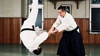 Chida Sensei throws the Senshusei – Yoshinkan Aikido, Japan.