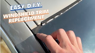 How To Replace Windshield Trim   BMW E90, E91, E92, E93