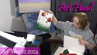 Art Vlog 02 2024 / Art Haul / New Paintings / Color Charts