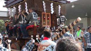 佐原の大祭2013秋祭り 　二日目　東関戸　山車整列へ　00025