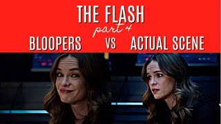 The Flash Bloopers VS Actual Scene (part 4)