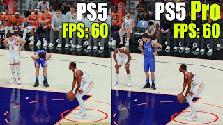 NBA 2K25 on PS5 vs. PS5 Pro | Graphics, Resolution and FPS Test