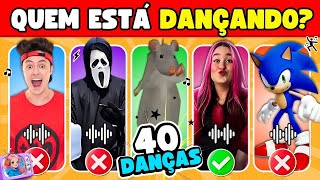 🕺QUEM ESTÁ DANÇANDO 🤔🎶 Rato Milton, Enaldinho, Emilly Vick, Sonic, Homem-Aranha, Neymar, Ana Castela