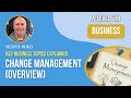 Change Management (Overview) | A-Level, IB & BTEC Business