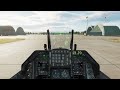 dcs f 16 start up tacan and steer point tutorial