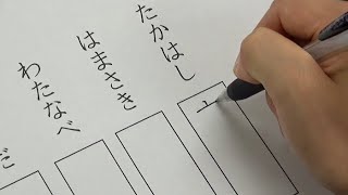 「日本人の名字（苗字）異体字・旧字体漢字テスト」を作ってやってみた