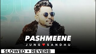PASHMEENE By JUNG SANDHU🕊️💚 (slowed + reverb)🎧💫 | Punjabi Song 🔥