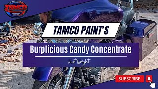 Tamco Paint's Custom Candy - Burplicious Candy Conccentrate on Motorcycle painted by Kurt Wright