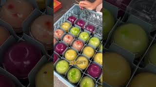 【路边摊小吃-街边美食-chinese street food】钵仔糕 5元3个 很Q弹  #shorts