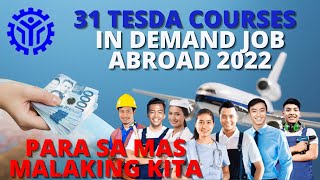 31 TESDA COURSES IN DEMAND JOBS ABROAD THIS 2024