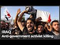 Activist’s killing triggers protests in Iraq’s Karbala