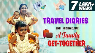 Binni Krishnakumar Travel Diaries - A Family Get-Together with Super Grand Kids | Trip to Kerala