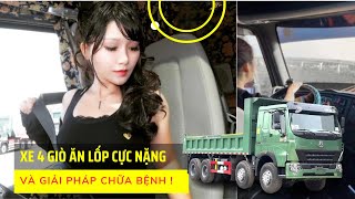 xe 4 giò ăn lốp và phương pháp chữa bệnh